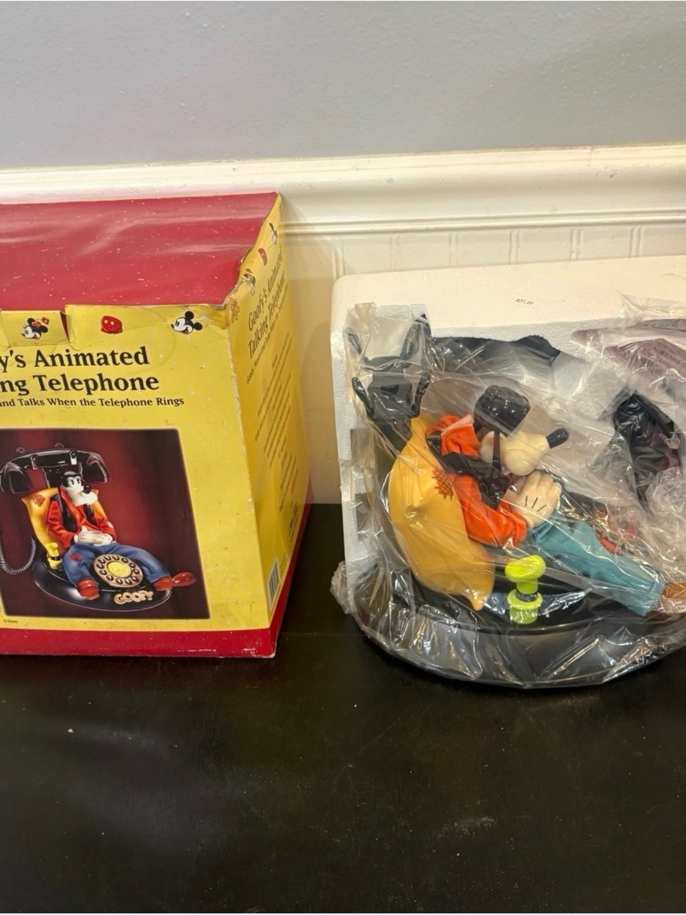 NEW in Box! VTG 1990s Goofy Animated Talking Phone Landline Corded Telephone